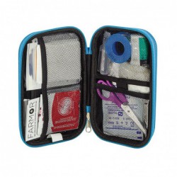 TROUSSE DE SECOURS ''ATELIER MECANIQUE ET DE MAINTENANCE'' 2/4 PERS EN EVA BLEUE F