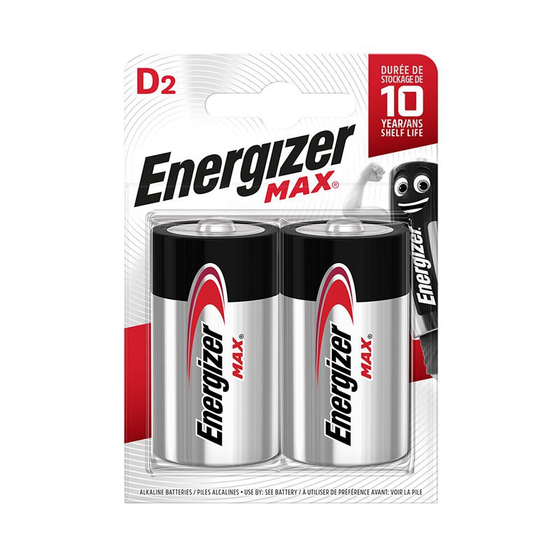 PILE ALCALINE MAX ENERGIZER D LR20 1