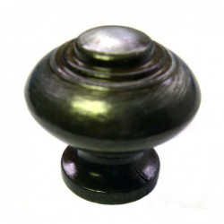 BOUTON ANCIEN ZAMAC VIEUX FER 30MM