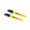 MARQUEUR NOIR POINTE FINE - CARTE 2PCS