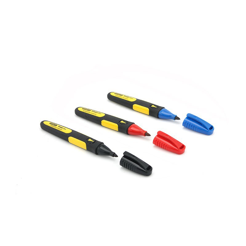 MARQUEUR POINTE FINE - 3 COULEURS - CARTE 3PCS - FATMAX