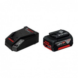 PACK BATTERIE LI-ION GBA 18V 4AH + CHARGEUR AL 1860CV