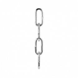 CHAINE SOUDEE MAILLE LONGUE DROITE ZINGUE (LIASSE)