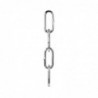 CHAINE SOUDEE MAILLE LONGUE DROITE ZINGUE (LIASSE)