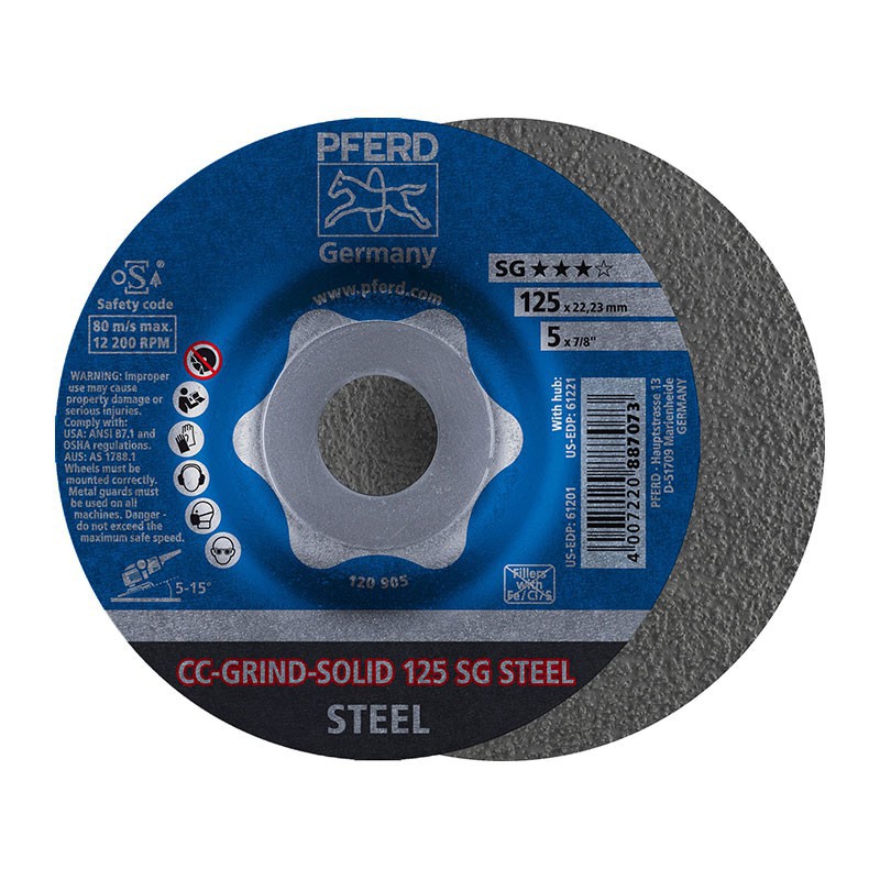 DISQUE ABRASIF CC-GRIND-SOLID SG-STEEL