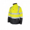 PARKA/VESTE DE PLUIE HV SKY JAUNE/NOIR