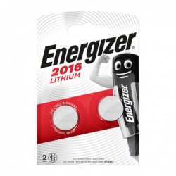 PILE ENERGIZER MINIATURE BOUTON ELECTRONIQUE TYPE 2016 (CARTE 2 PILES)