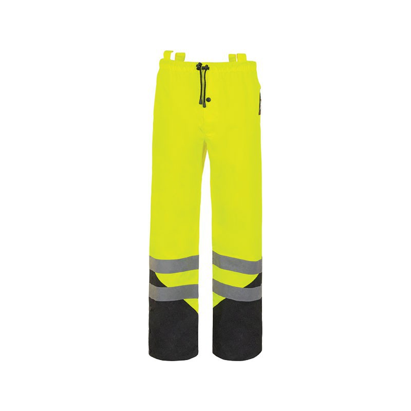 PANTALON DE PLUIE HV SPEED JAUNE/NOIR