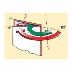 FERME-PORTE GR101 BRAS COMPAS