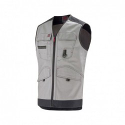 GILET TROWEL G.ACIER/NOIR