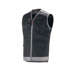 GILET TROWEL NOIR/GRIS