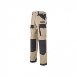 PANTALON RULER BEIGE/NOIR