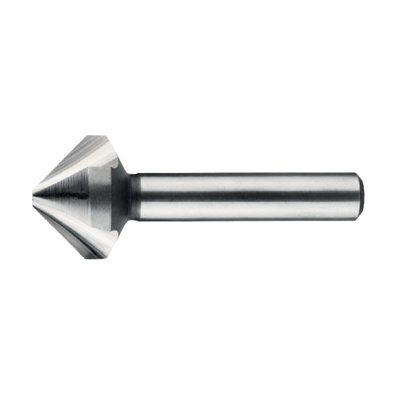 FRAISE 3 DENTS A CHANFREINER HSS QUEUE CYLINDRIQUE ''INTERNATIONAL TOOLS'' 42.535