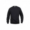 SWEATSHIRT BASIC ROUNDNECK NOIR