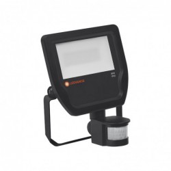 PROJECTEUR LED SENSOR IP65 NOIR + DETECTEUR