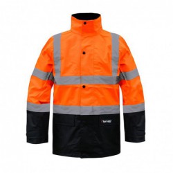 PARKA HV SKY ORANGE/NOIR