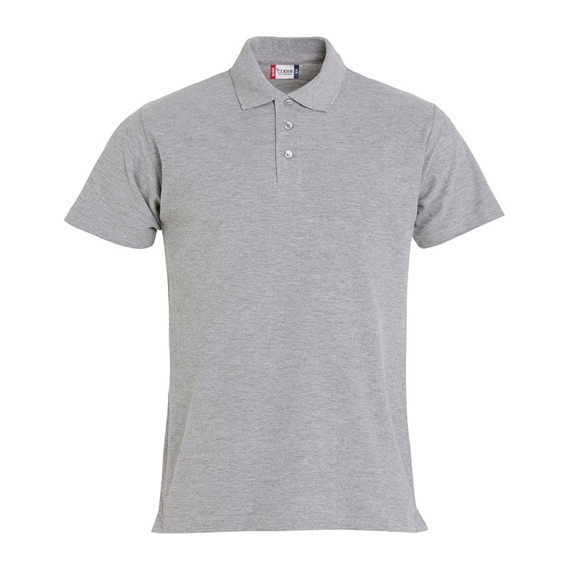 BASIC POLO GREY MELANGE