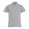 BASIC POLO GREY MELANGE