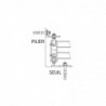 JEU DE PIVOTS REGLABLE TYPE 100 AVEC CHEVILLES