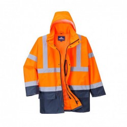 PARKA 5EN1 ESSENTIEL S766 ORANGE/MARINE