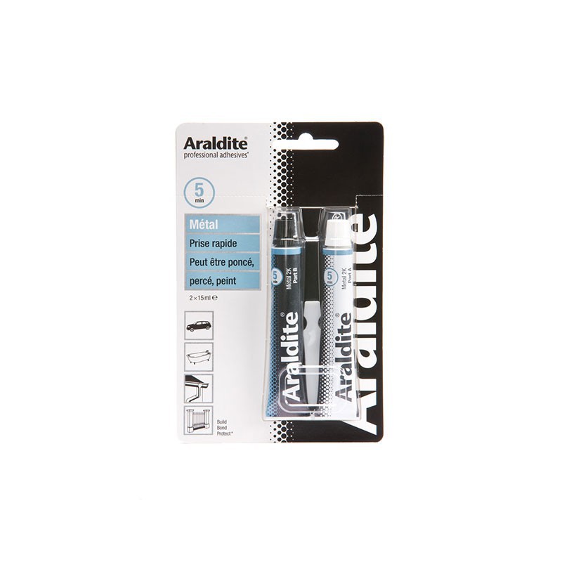 COLLE EPOXY ARALDITE METAL 30 ML (LA PAIRE)