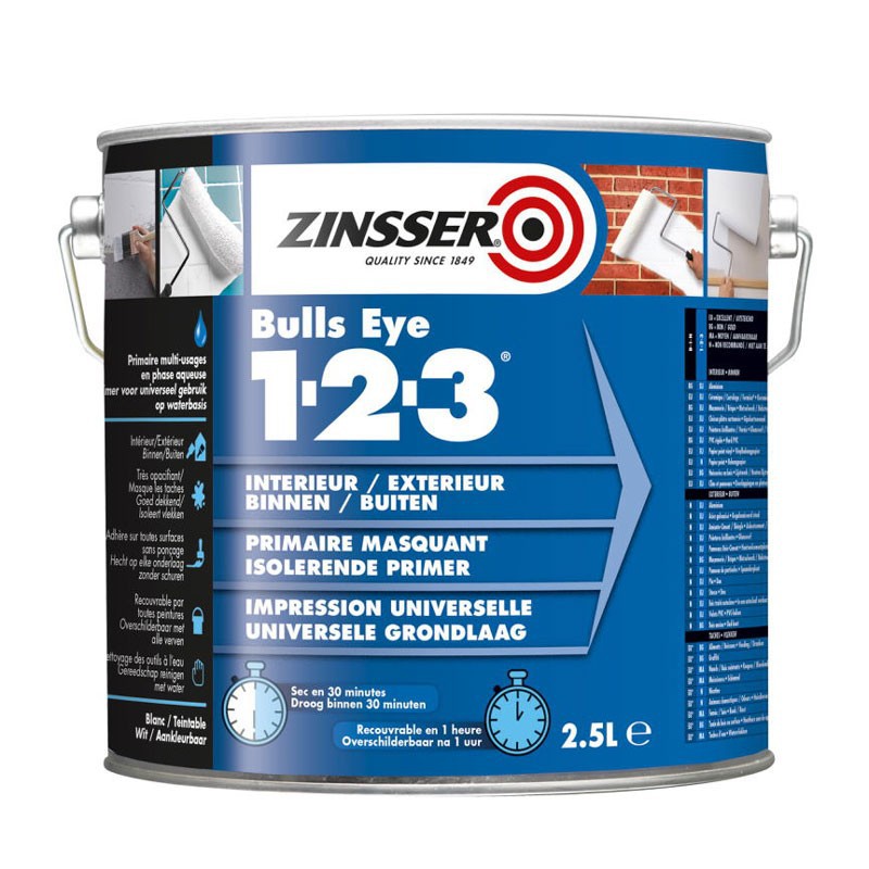 ZINSSER BULLS EYE 1-2-3