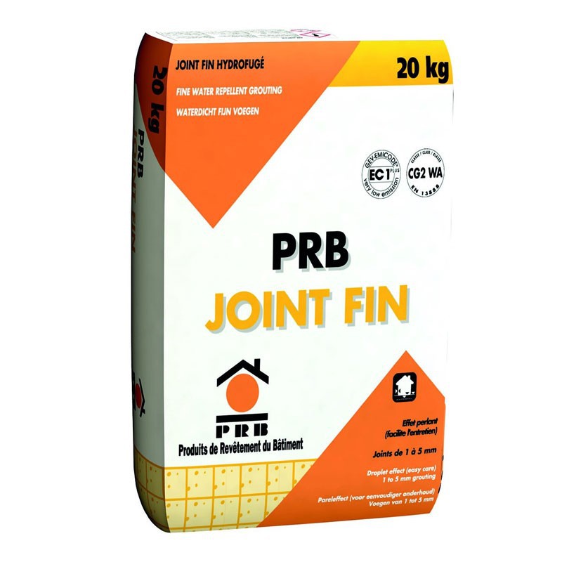 Joint fin hydrofugé