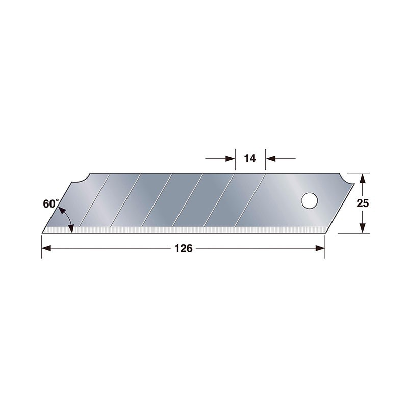 LAME DE CUTTER ROCK HARD BLADE 25 MM (ETUI DE 10)