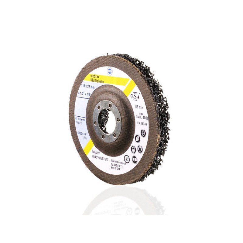 DISQUE FIBRE MULTICLEAN 125X22MM (BTE 5)